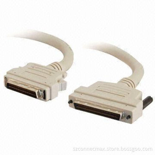 SCSI-3 MD68M (Thumbscrew) to SCSI-2 MD50M Cable